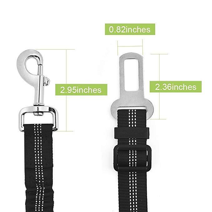 Doggy Seat Belt (2 Belts In One) - Dog Safety